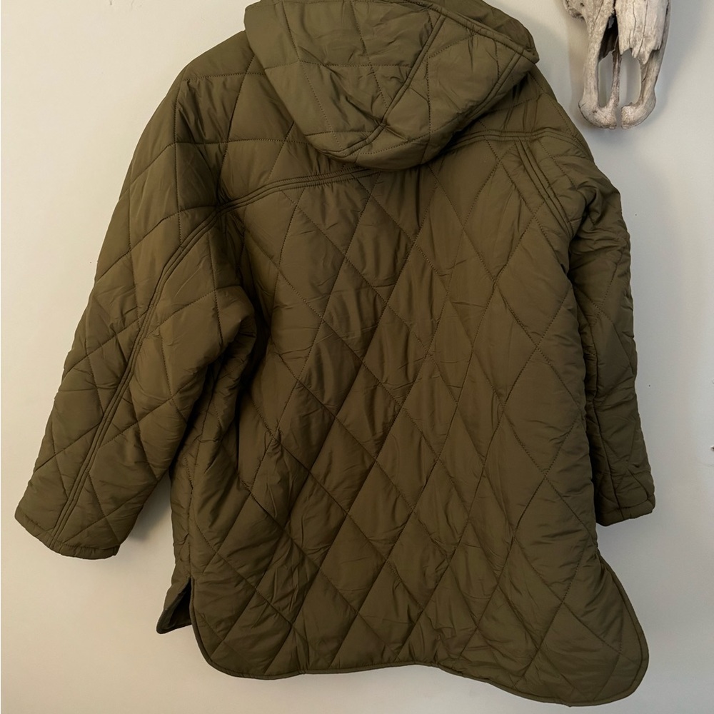 Green quilted jacket - Picture 5 of 5
